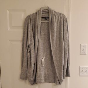 WHBM Women silver cardigan